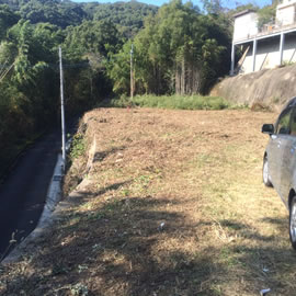 基礎工事 敷地