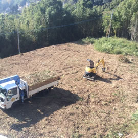 基礎工事 敷地